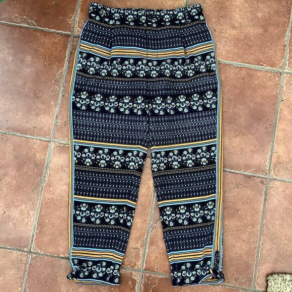 Elevenses cropped aralia cuffed pants womens size 4 - Picture 2 of 9